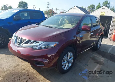 2012 Nissan Murano S from USA, damaged, VIN JN8AZ1MUXCW119869